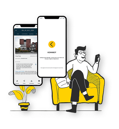 KONNBOT App Promo Illustration