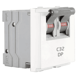 MINI MCB Grey Double Pole