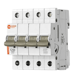 MCB Four Pole C Curve