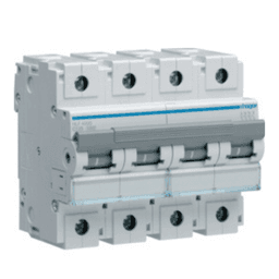 High Rating MCB 10kA Four pole (C Curve)