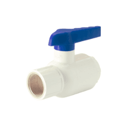 Ball Valve With Brass Threaded (One side) blue